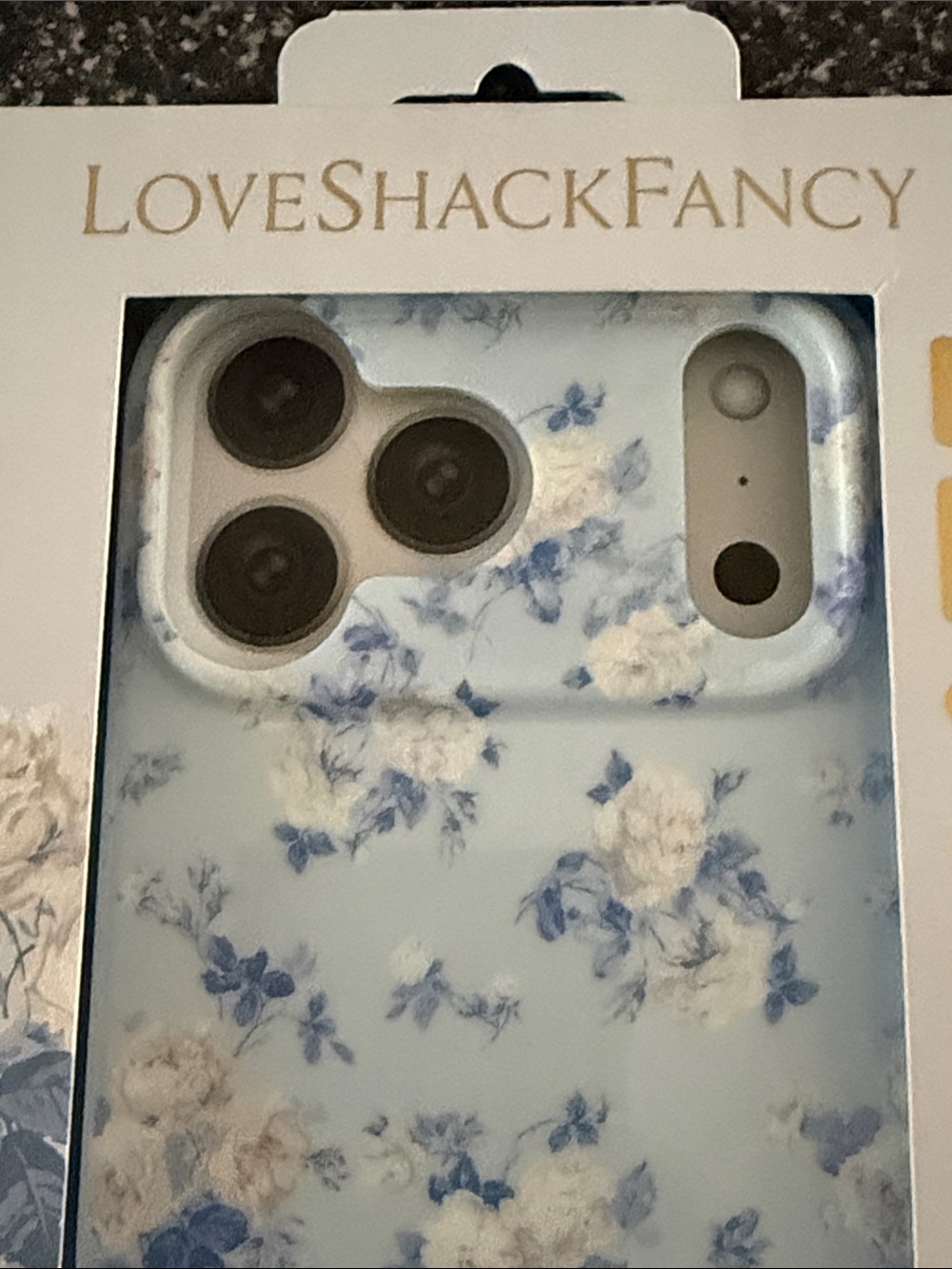 LoveShackFancy Blue and White Floral iPhone Case for iPhone 17 Pro Max brand new - Picture 5 of 12